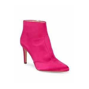 Sam Edelman Olette Pink Satin Booties 💖